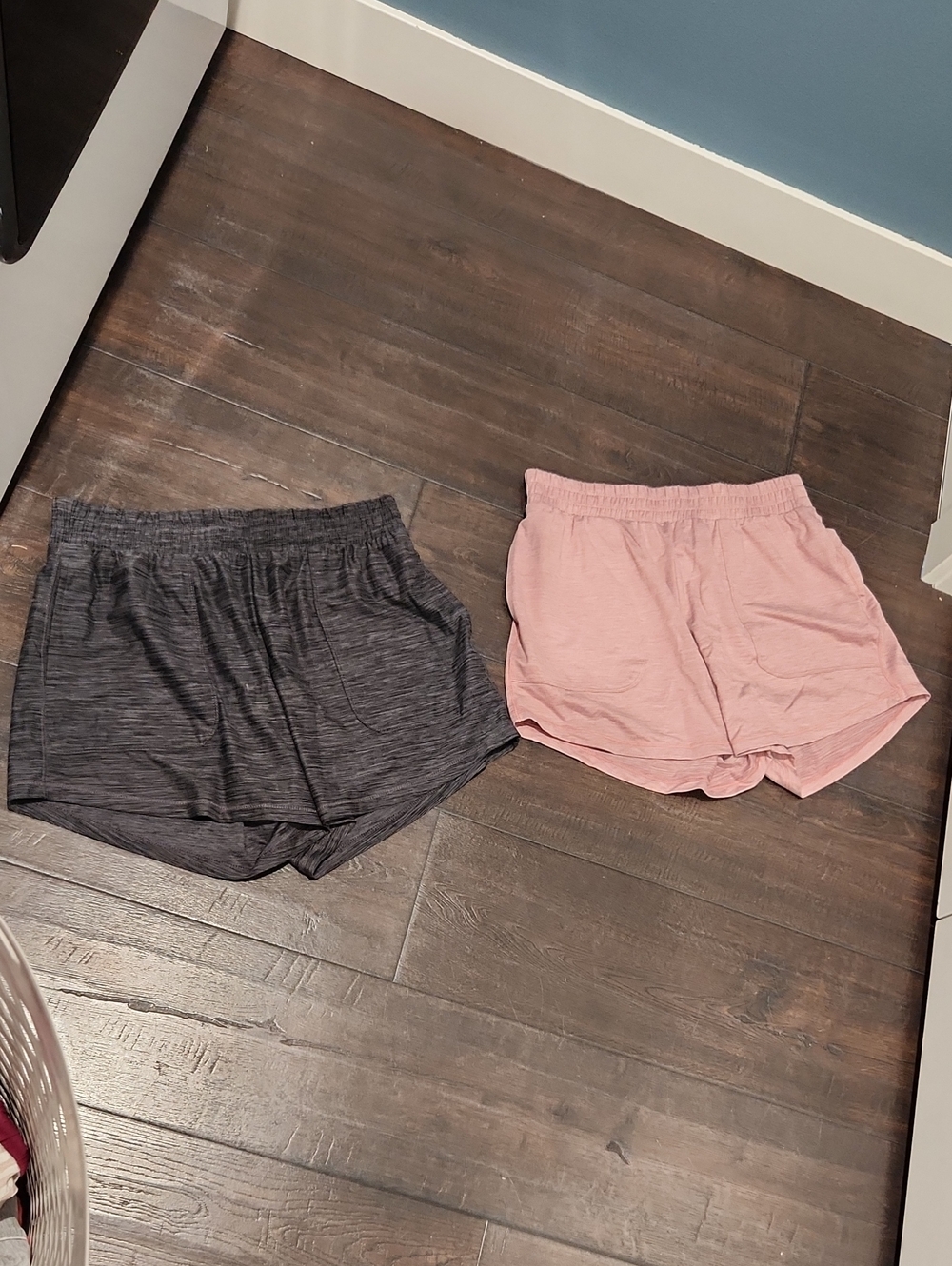 all in motion Women's Athletic Shorts - Pink and Charcoal